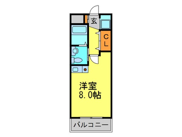 エスポワ－ルの物件間取画像